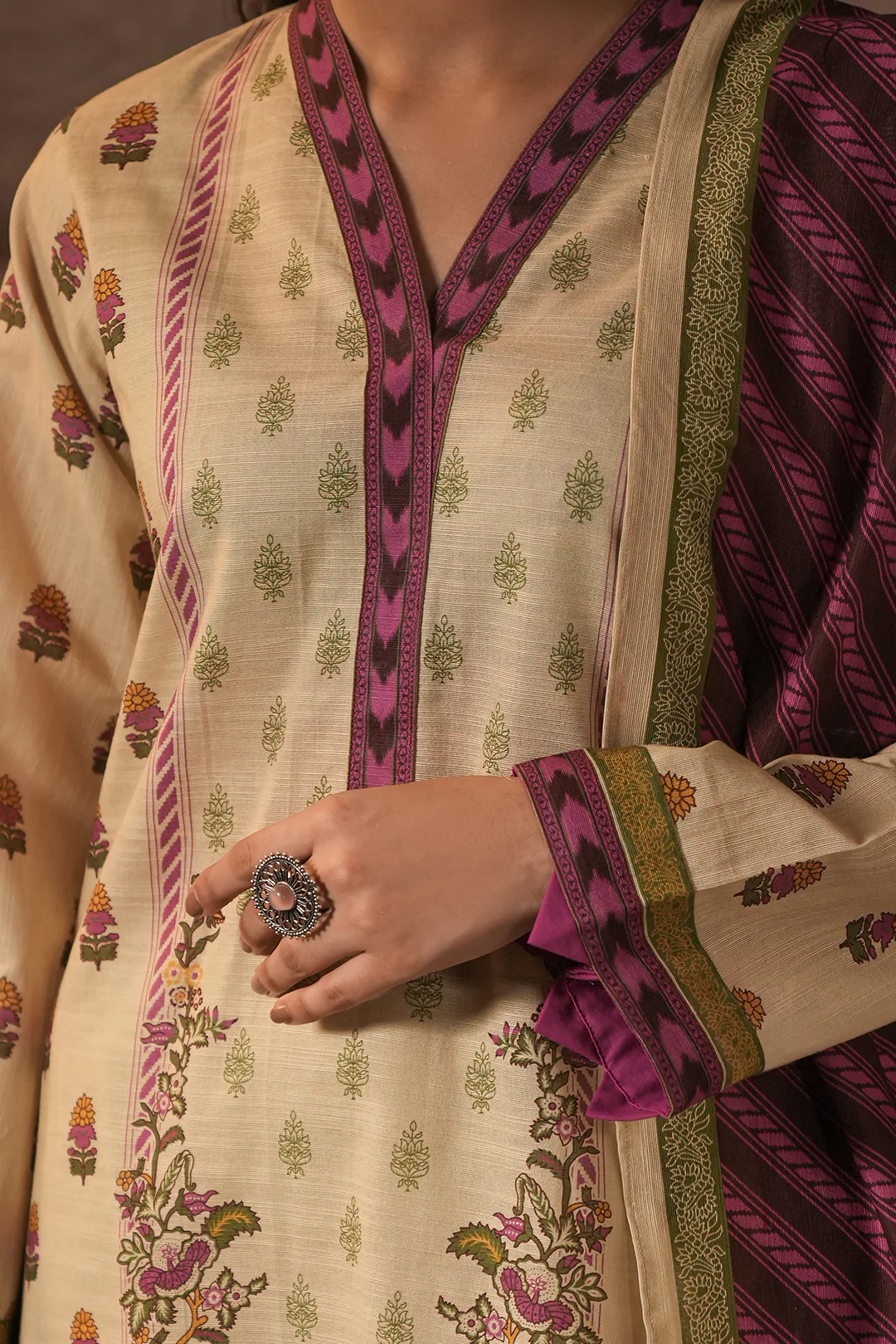 Shirt Shalwar Dupatta - 0375 - Image 4