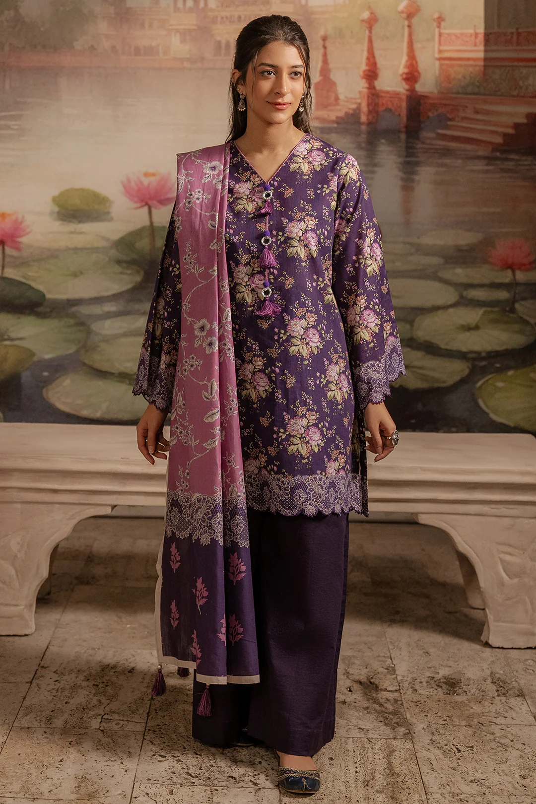 Shirt Shalwar Dupatta - 0378 - Image 2