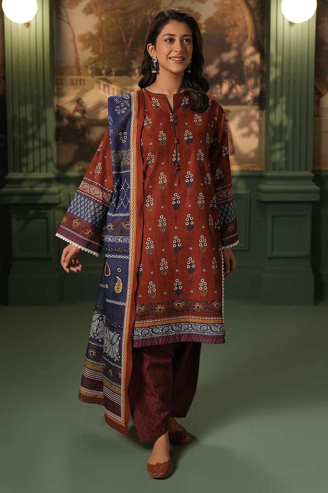 Shirt Shalwar Dupatta - 0394 - Image 2
