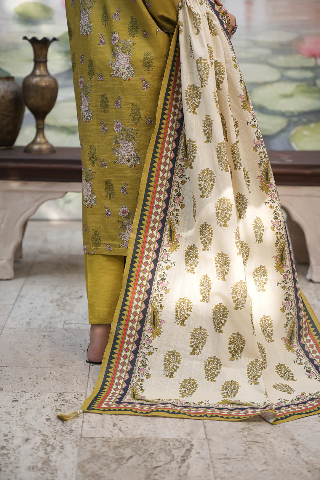 Shirt Shalwar Dupatta - 0446 - Image 3