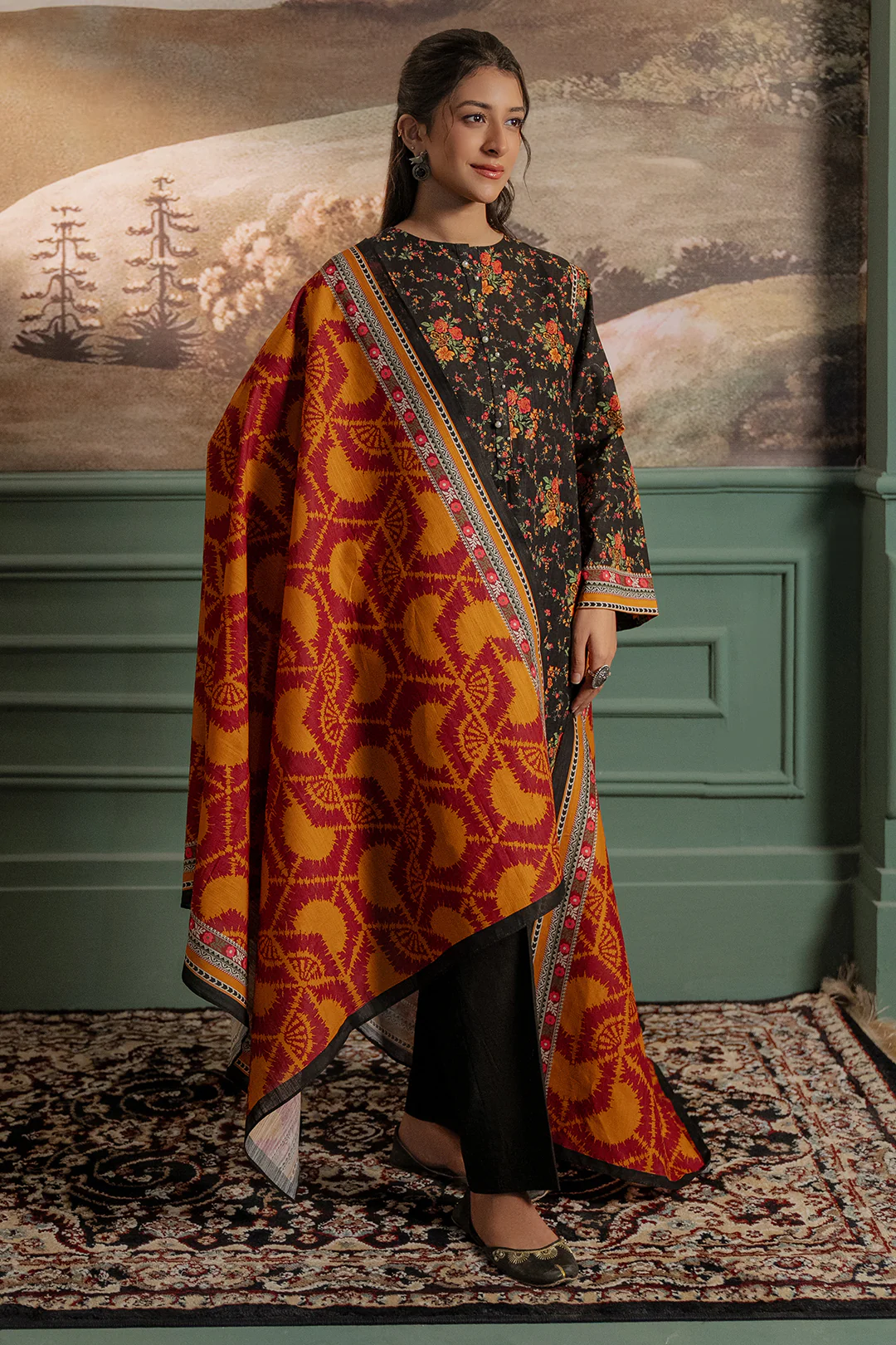 Shirt Shalwar Dupatta - 0447 - Image 3