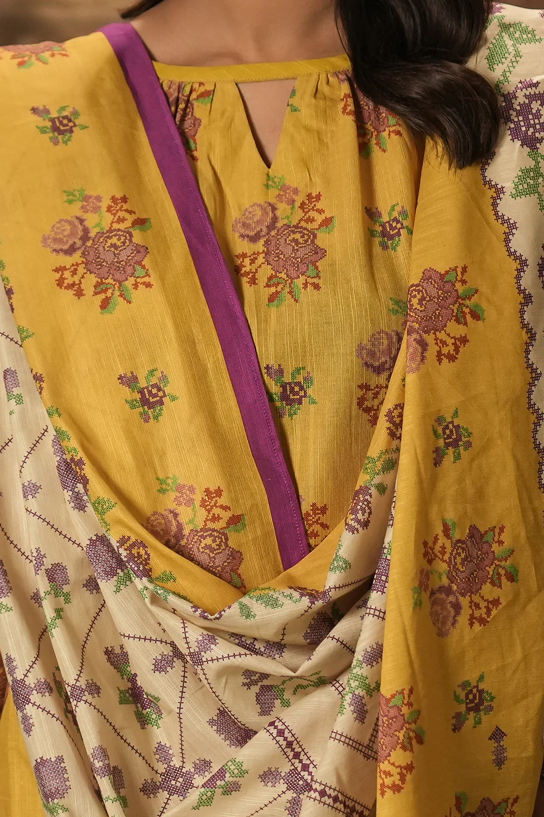 Shirt Shalwar Dupatta - 0464 - Image 3