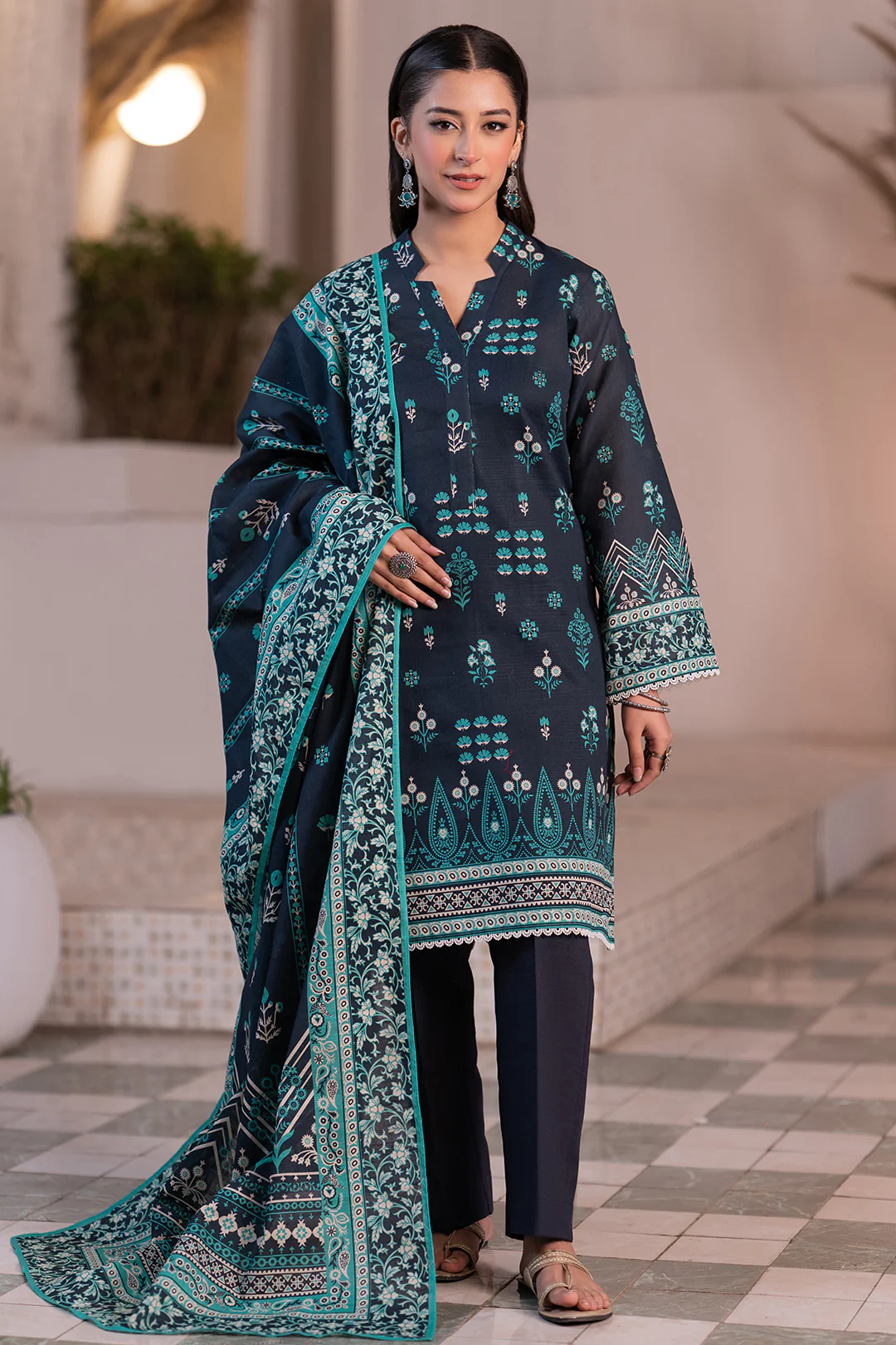 Shirt Shalwar Dupatta - 0523 - Image 2