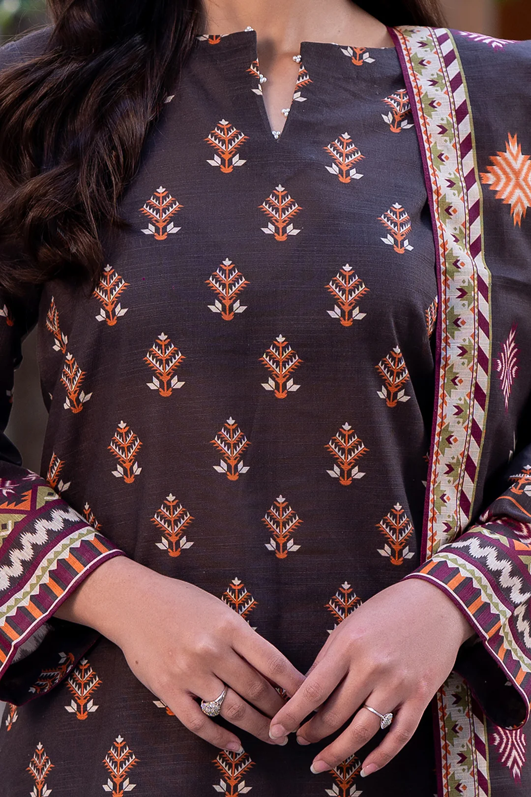 Shirt Shalwar Dupatta - 0562 - Image 2