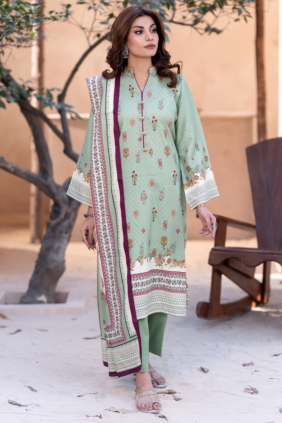 Shirt Shalwar Dupatta - 0588 - Image 2