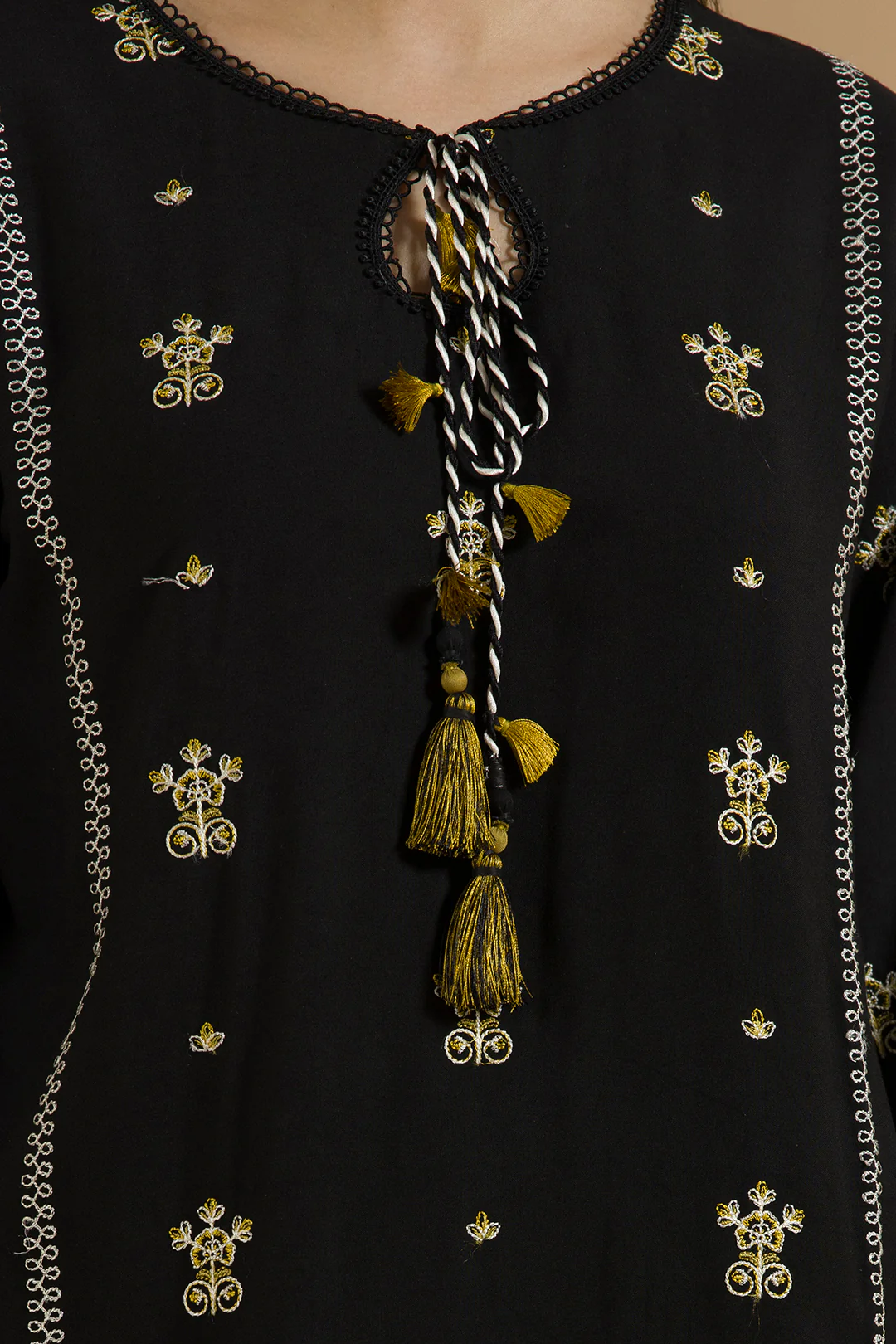 Embroidered Shirt Shalwar Dupatta - 0112 - Image 6