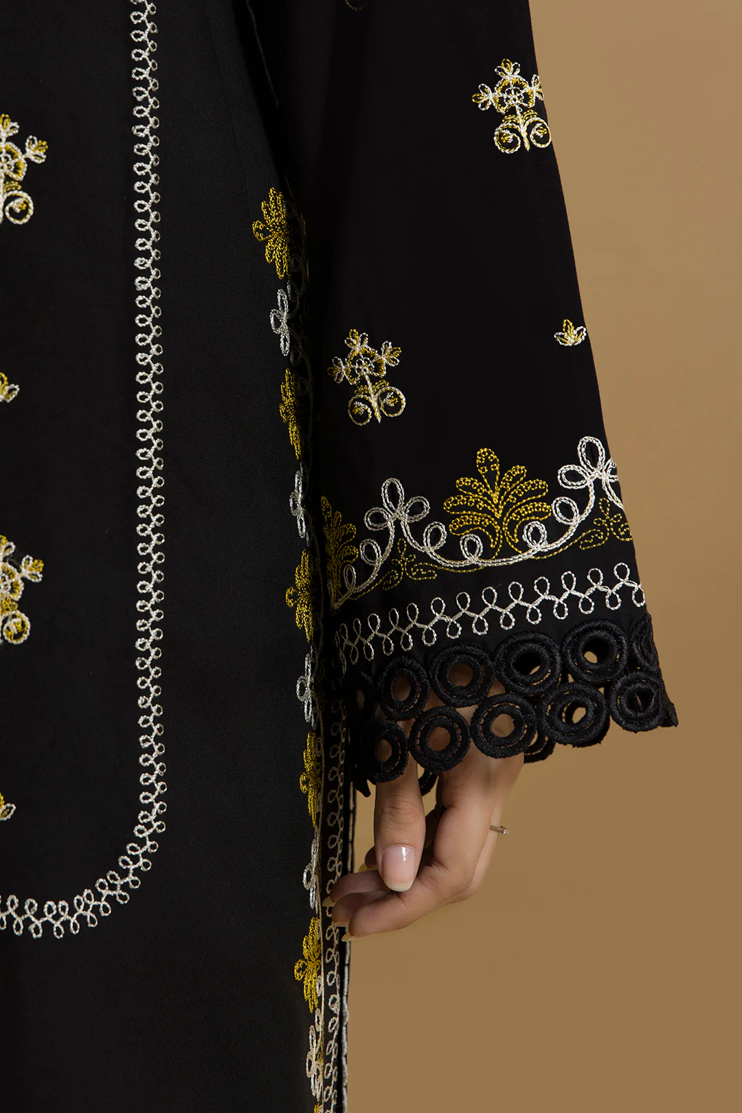 Embroidered Shirt Shalwar Dupatta - 0112 - Image 8