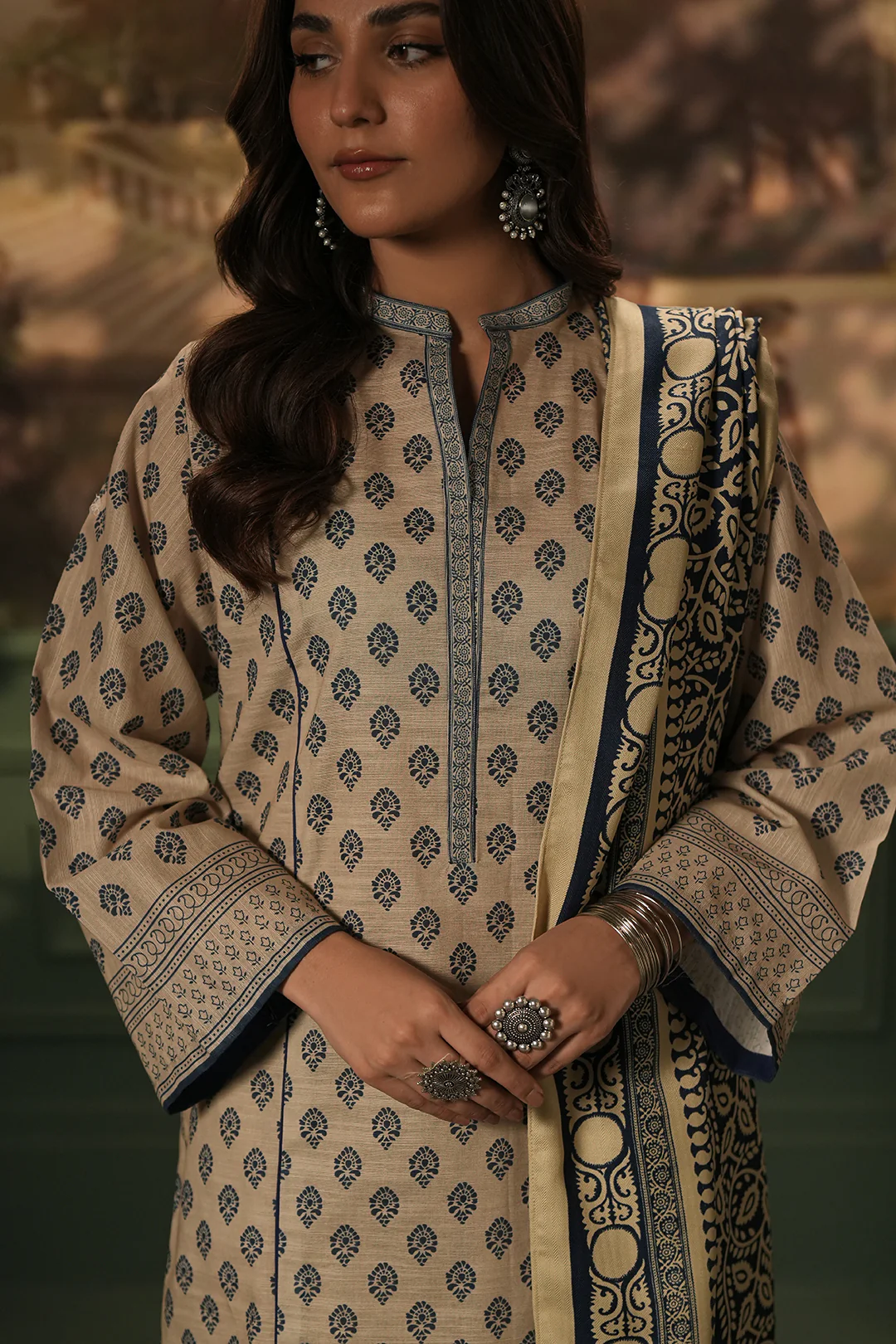 Shirt Shalwar Shawl - 0392 - Image 3