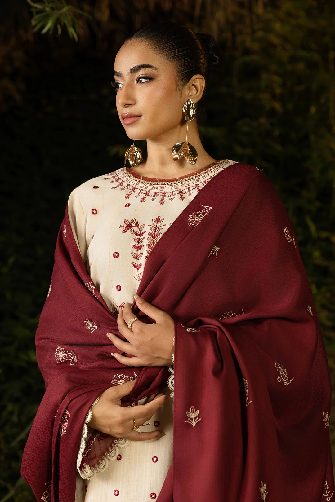 Shirt Shalwar Shawl - 0160 - Image 3