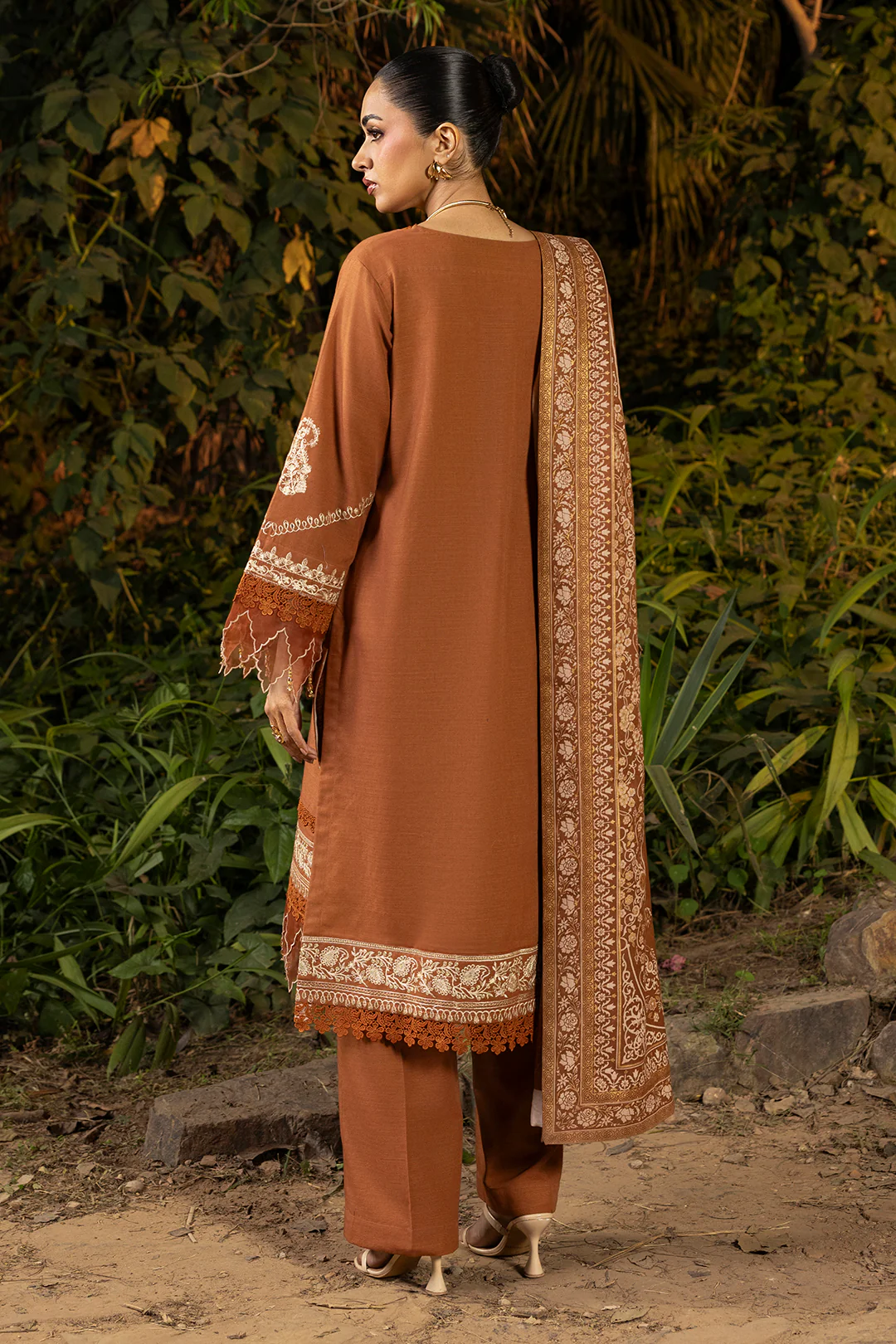 Shirt Shalwar Shawl - 0161 - Image 13