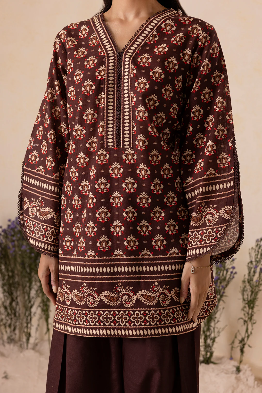 Shirt Shalwar Shawl - 0144 - Image 5