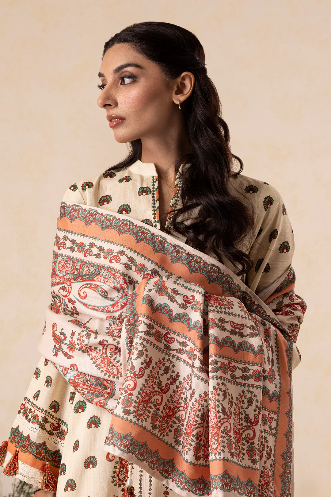Shirt Shalwar Shawl - 0155 - Image 3