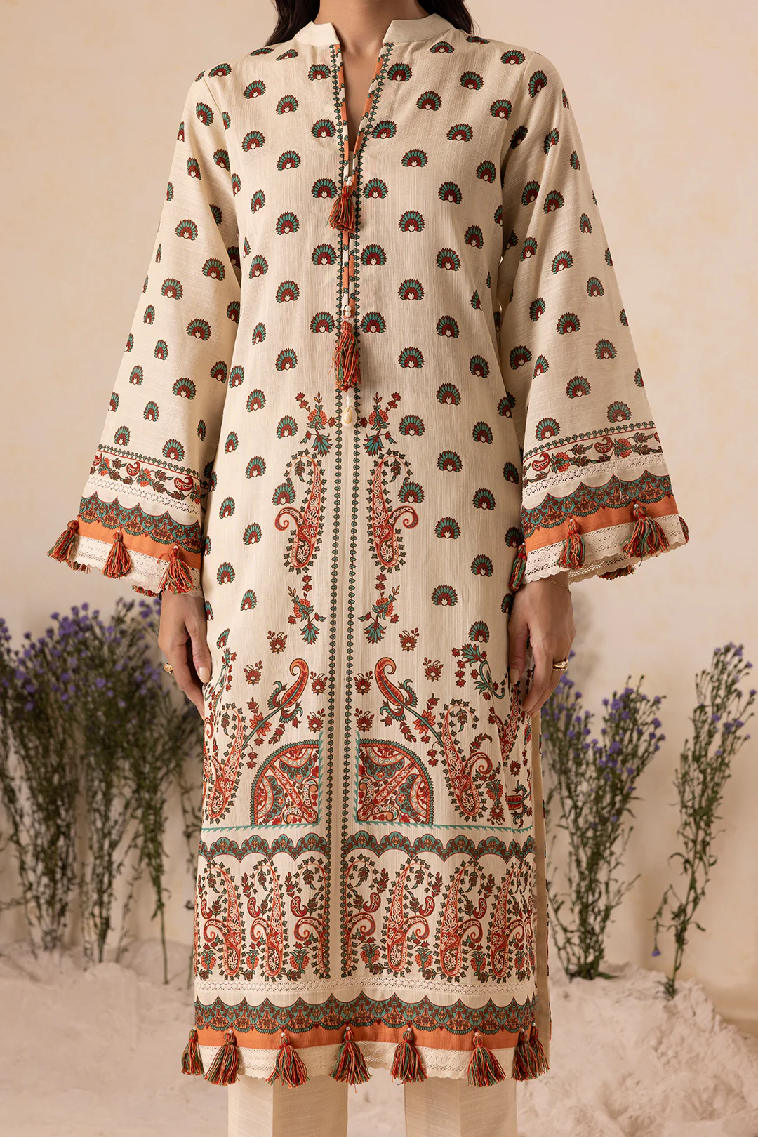 Shirt Shalwar Shawl - 0155 - Image 9