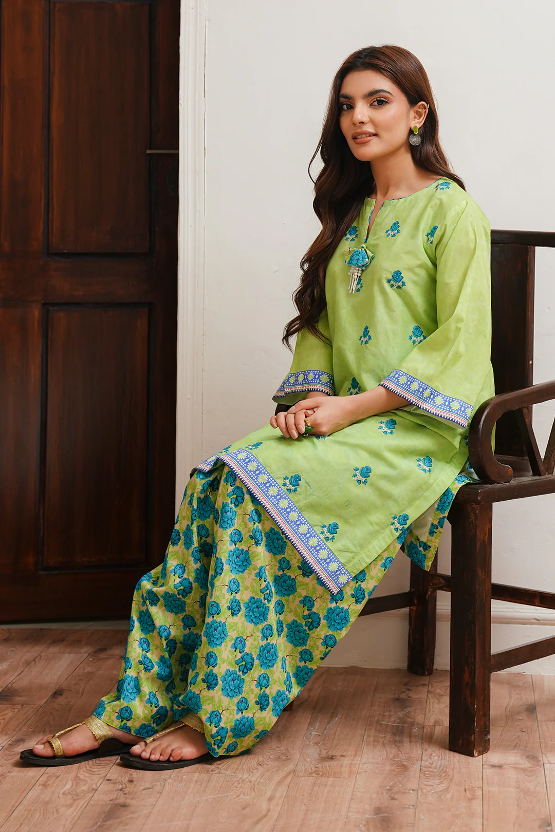 Embroidered Shirt Shalwar - 0023 - Image 3