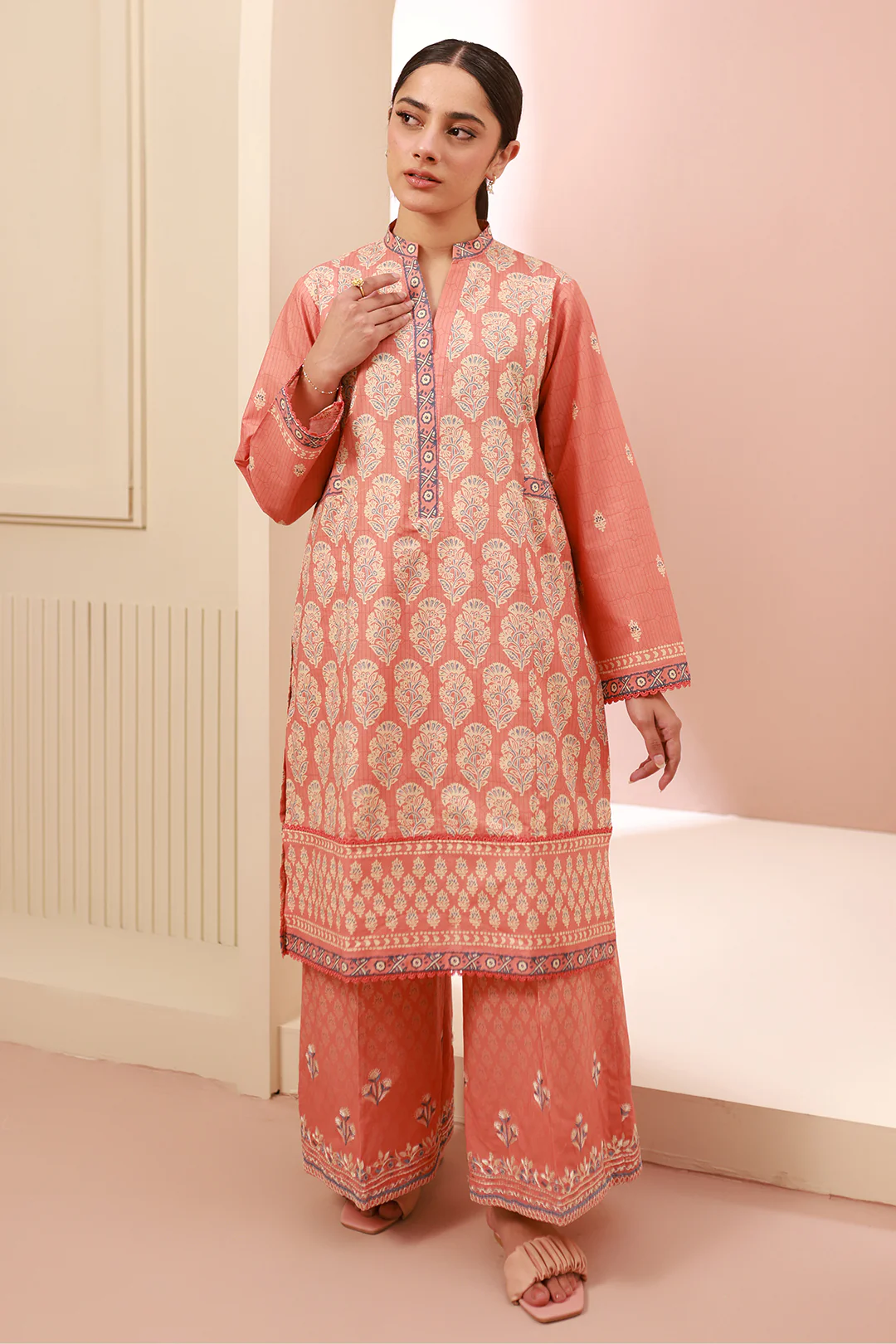 Embroidered Shirt Shalwar - 0614 - Image 2