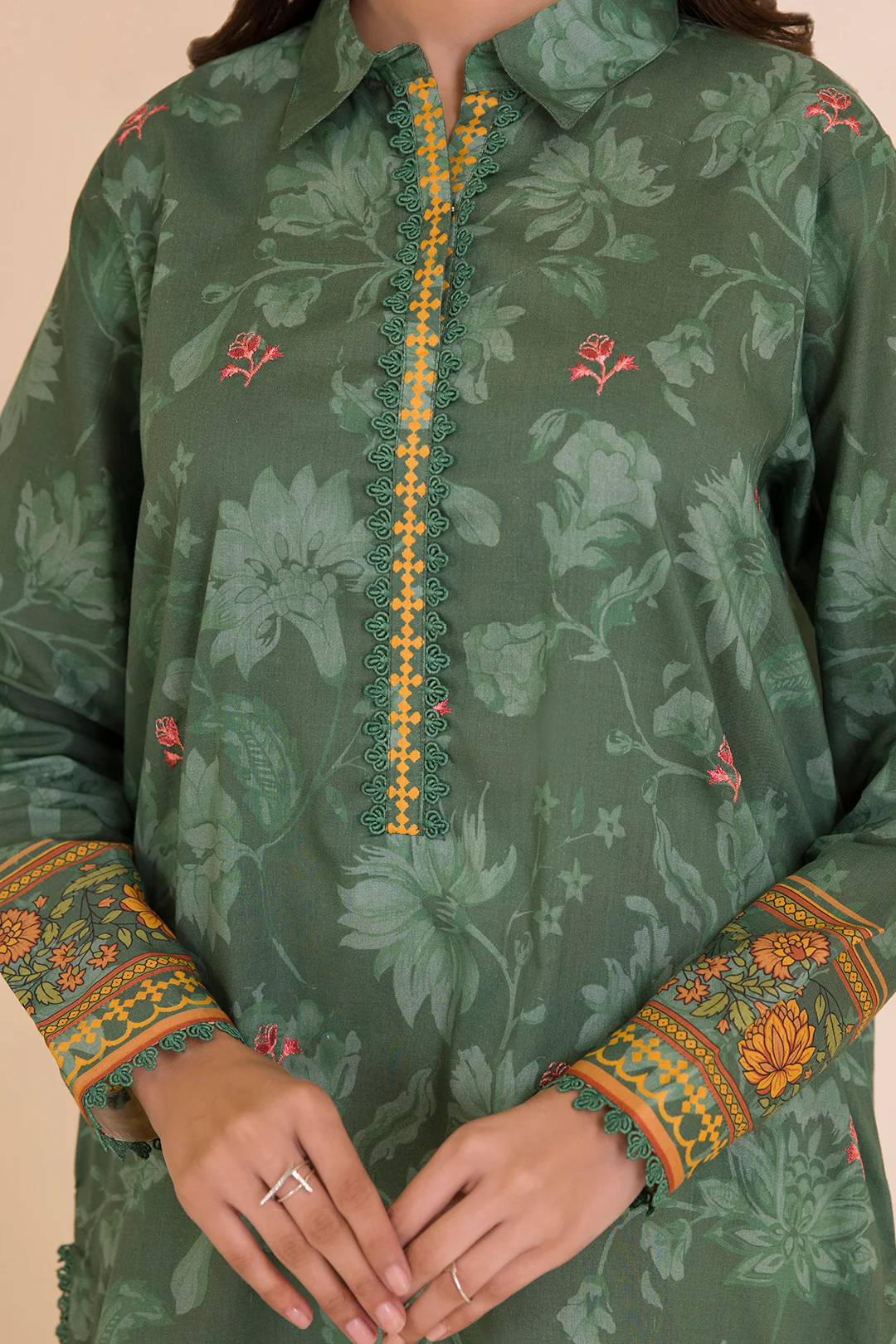 Embroidered Shirt Shalwar - 0011 - Image 7