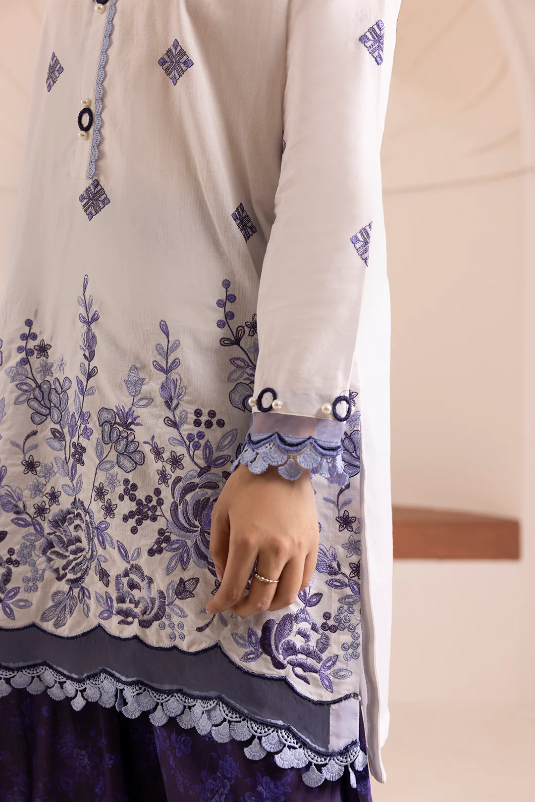 Embroidered Shirt Shalwar - 0187 - Image 6