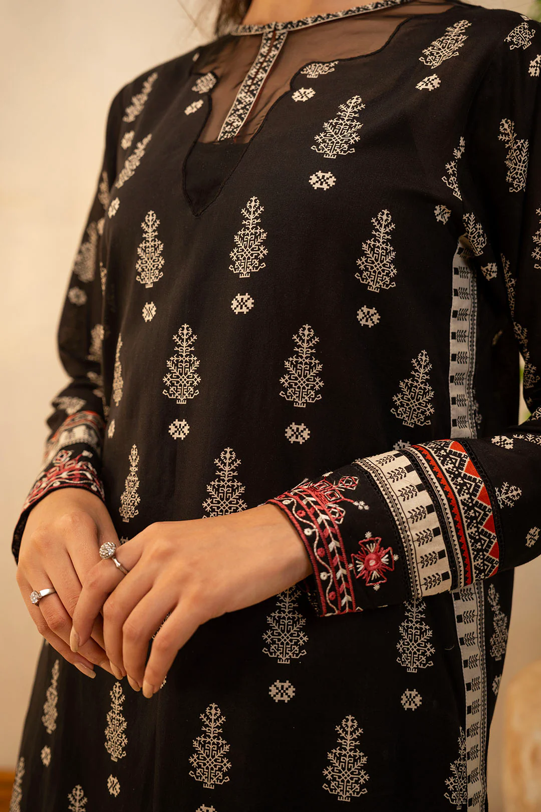 Embroidered Shirt Shalwar - 0018 - Image 3