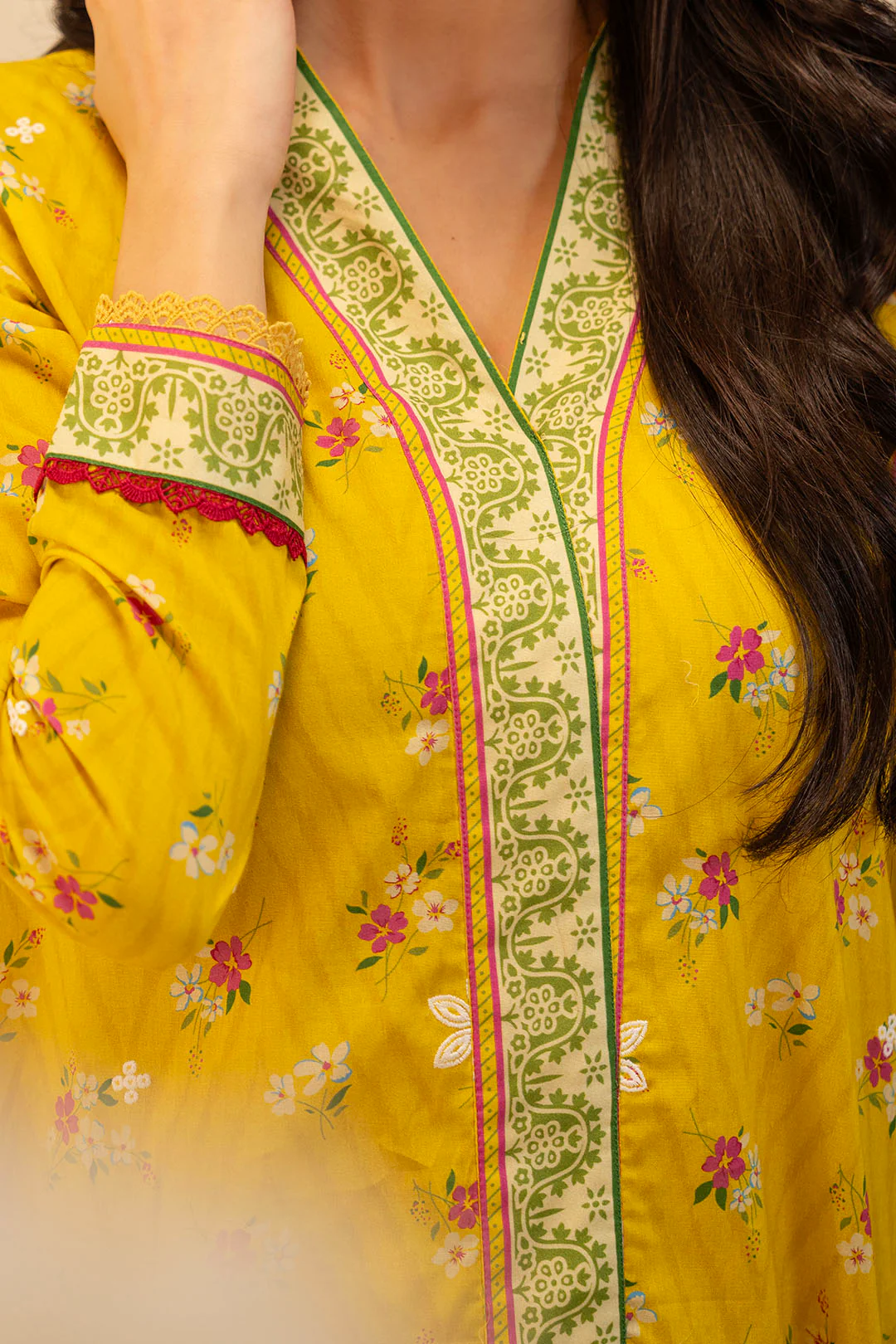 Embroidered Shirt Shalwar - 0098 - Image 3