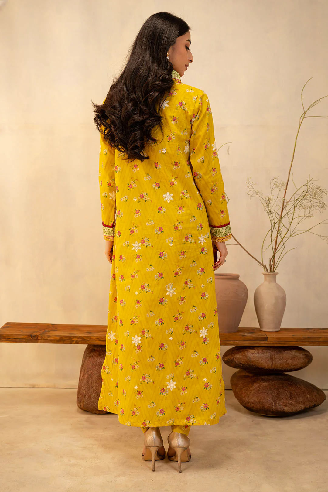 Embroidered Shirt Shalwar - 0098 - Image 6