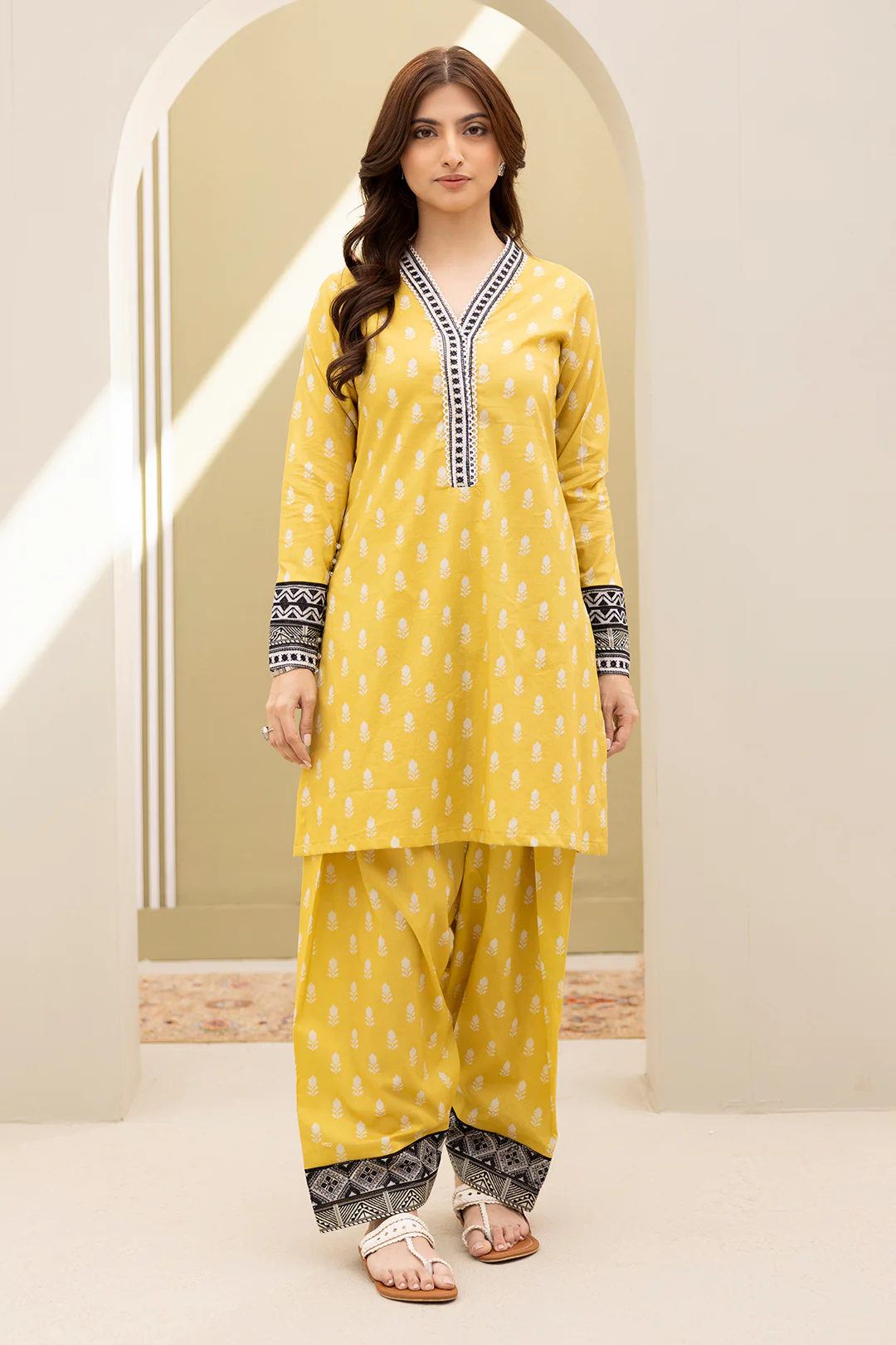 Embroidered Shirt Shalwar - 0170 - Image 2