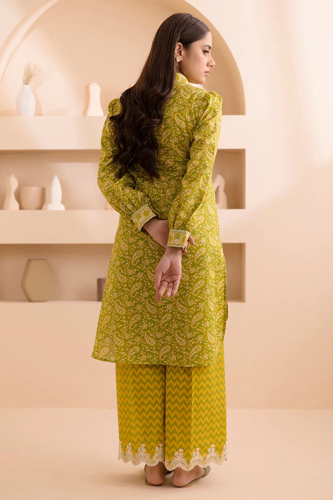 Embroidered Shirt Shalwar - 0236 - Image 9
