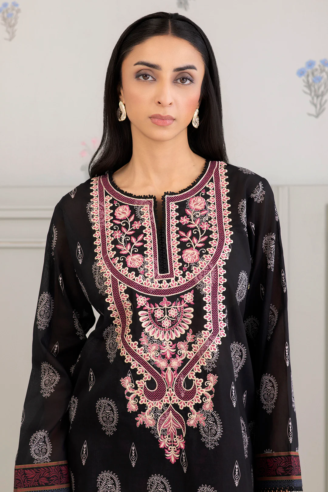 Embroidered Shirt Shalwar - 0309
