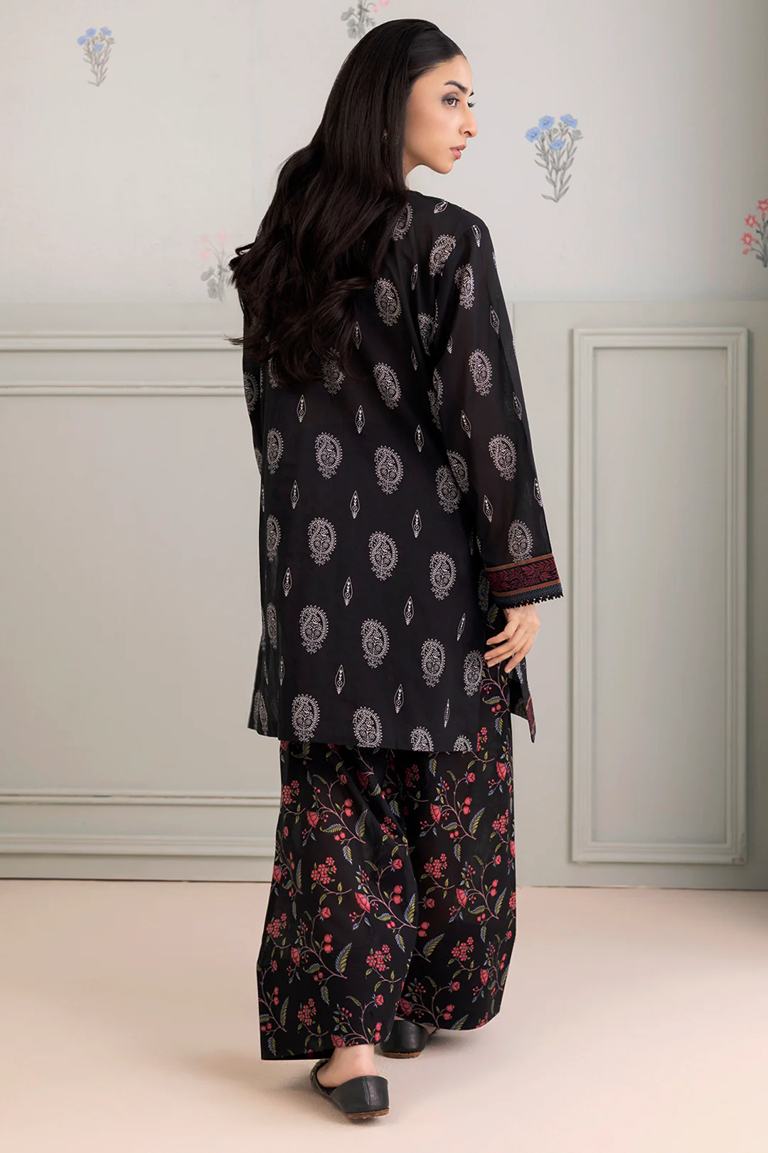 Embroidered Shirt Shalwar - 0309 - Image 6