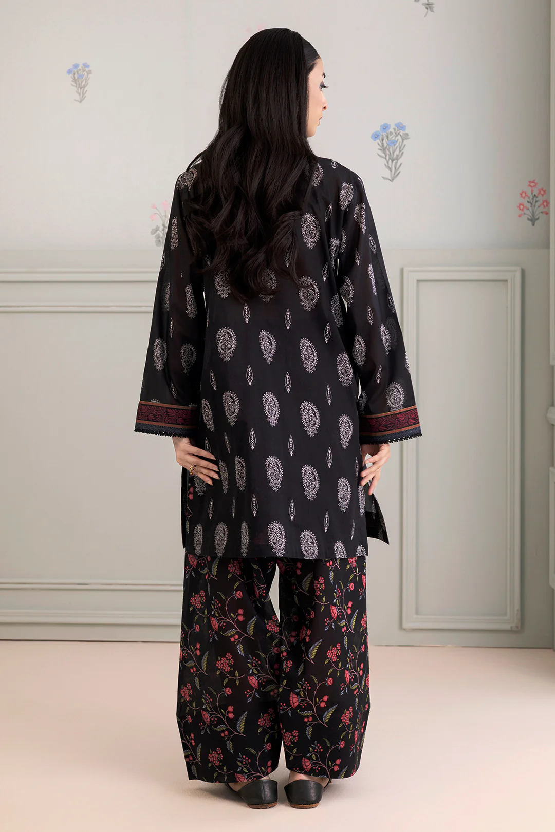 Embroidered Shirt Shalwar - 0309 - Image 7