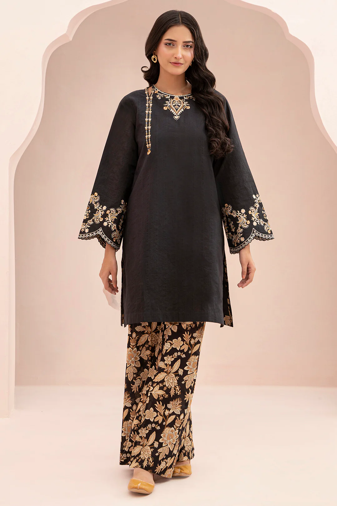 Embroidered Shirt Shalwar - 0478 - Image 2