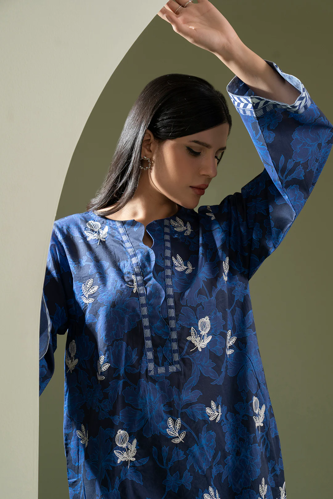 Embroidered Shirt Shalwar - 0550 - Image 7