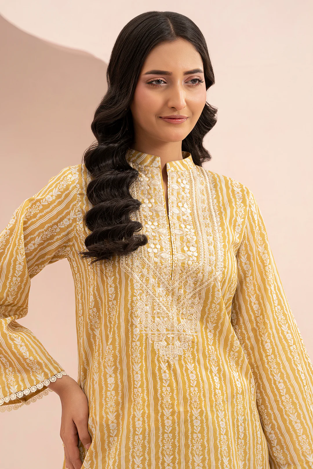 Embroidered Shirt Shalwar - 0551