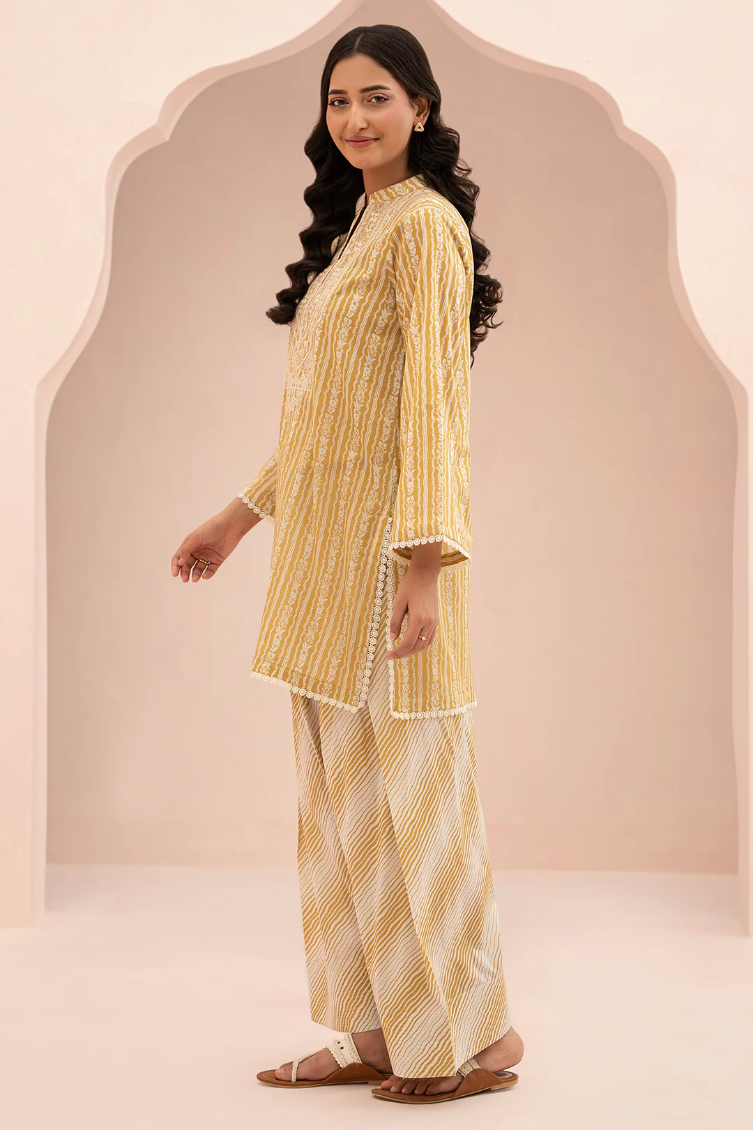 Embroidered Shirt Shalwar - 0551 - Image 4