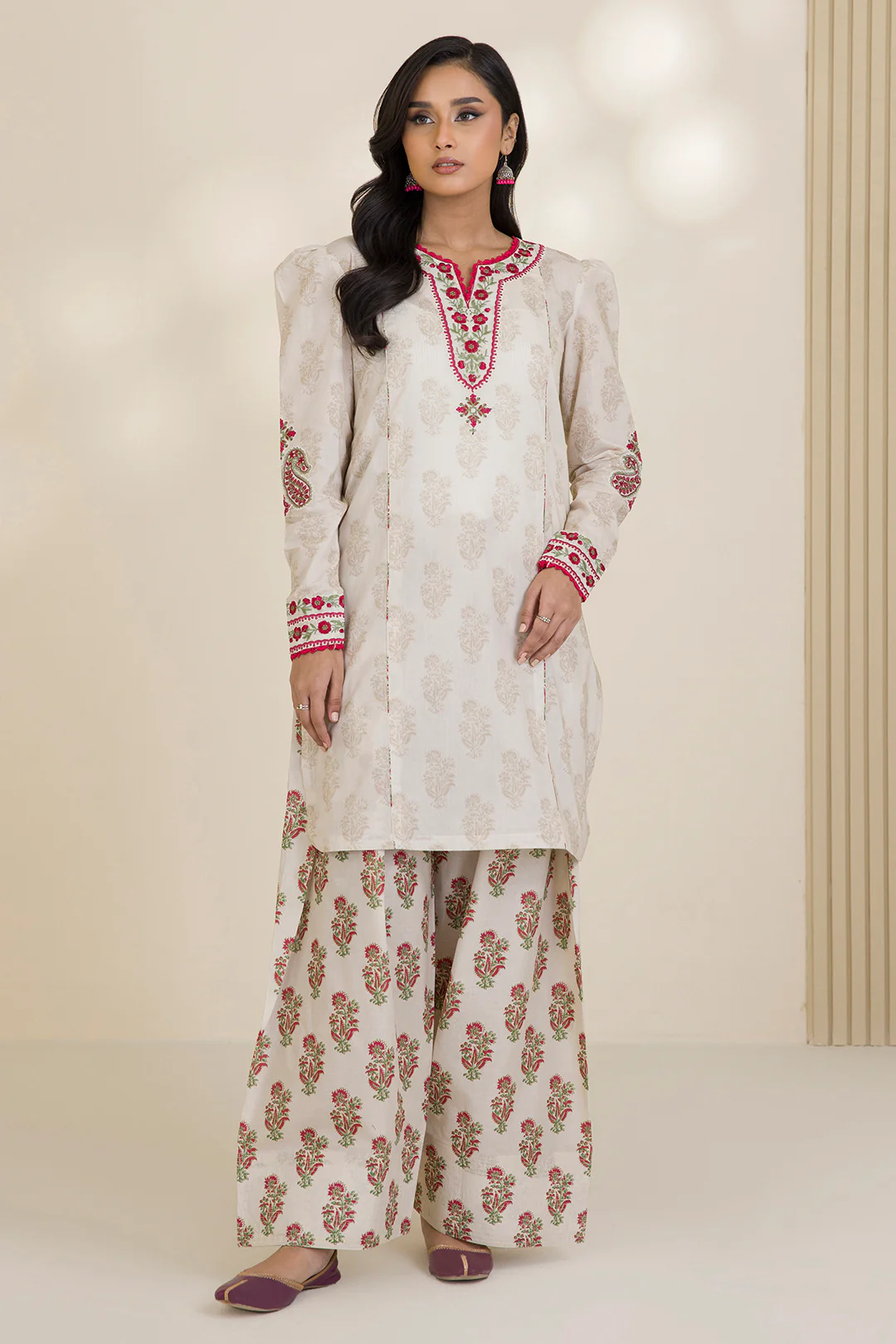 Embroidered Shirt Shalwar - 0555 - Image 2
