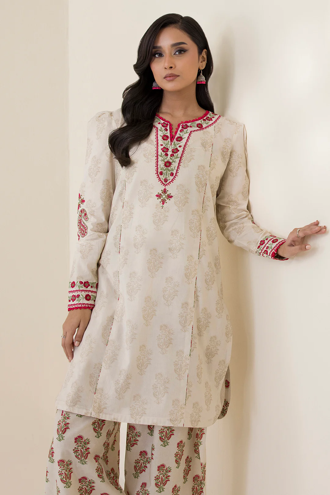 Embroidered Shirt Shalwar - 0555 - Image 3