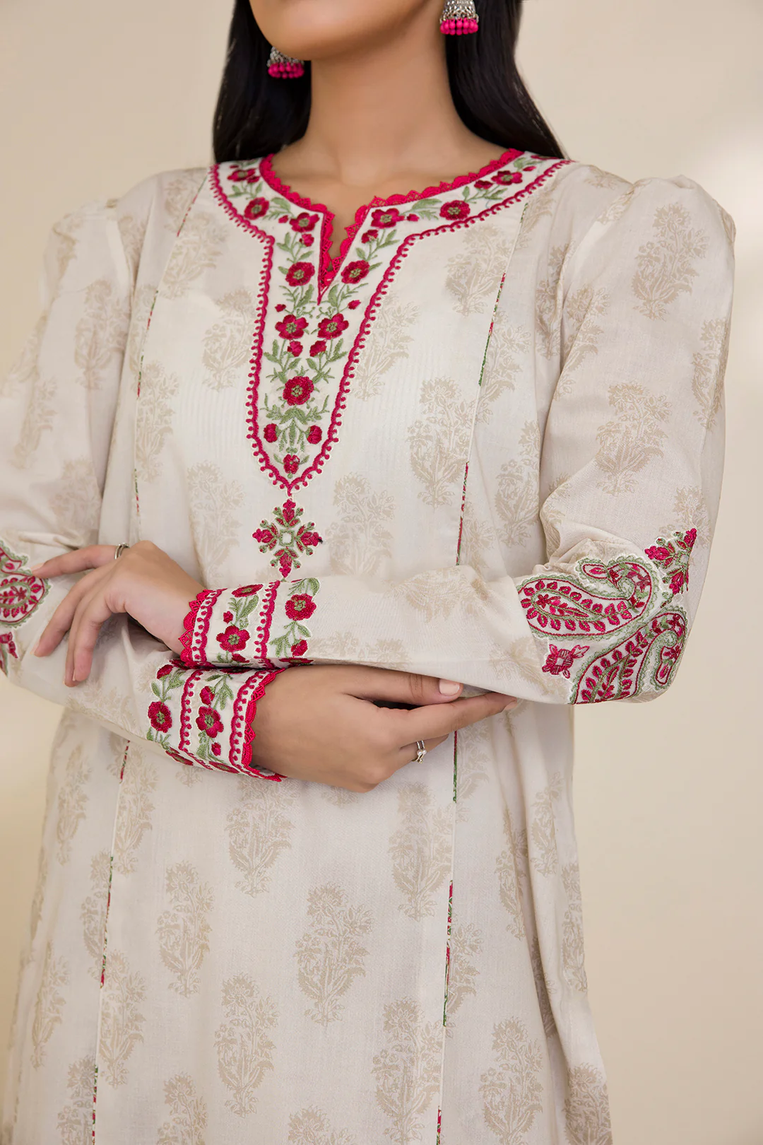Embroidered Shirt Shalwar - 0555 - Image 6