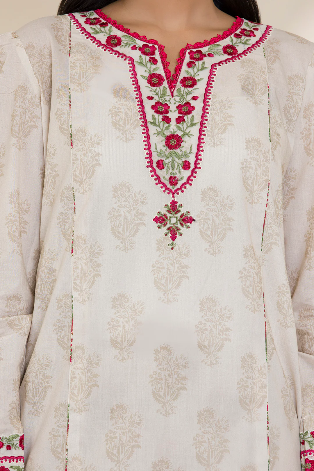 Embroidered Shirt Shalwar - 0555 - Image 7