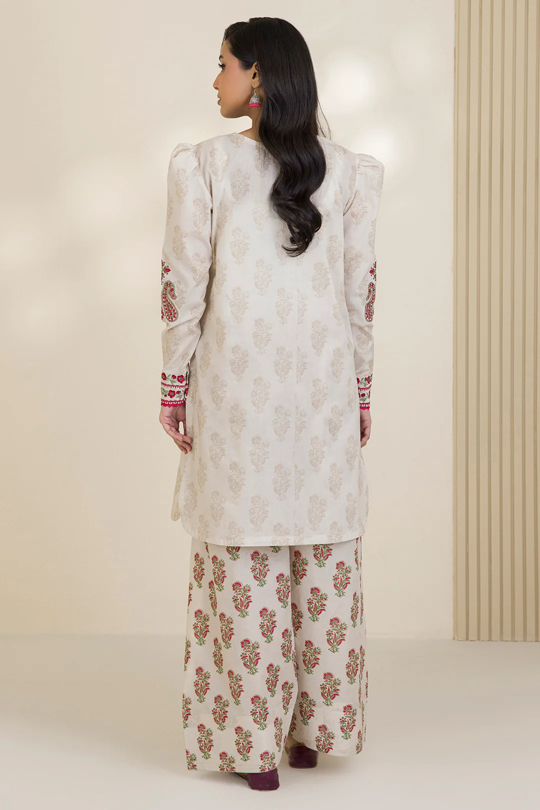 Embroidered Shirt Shalwar - 0555 - Image 8