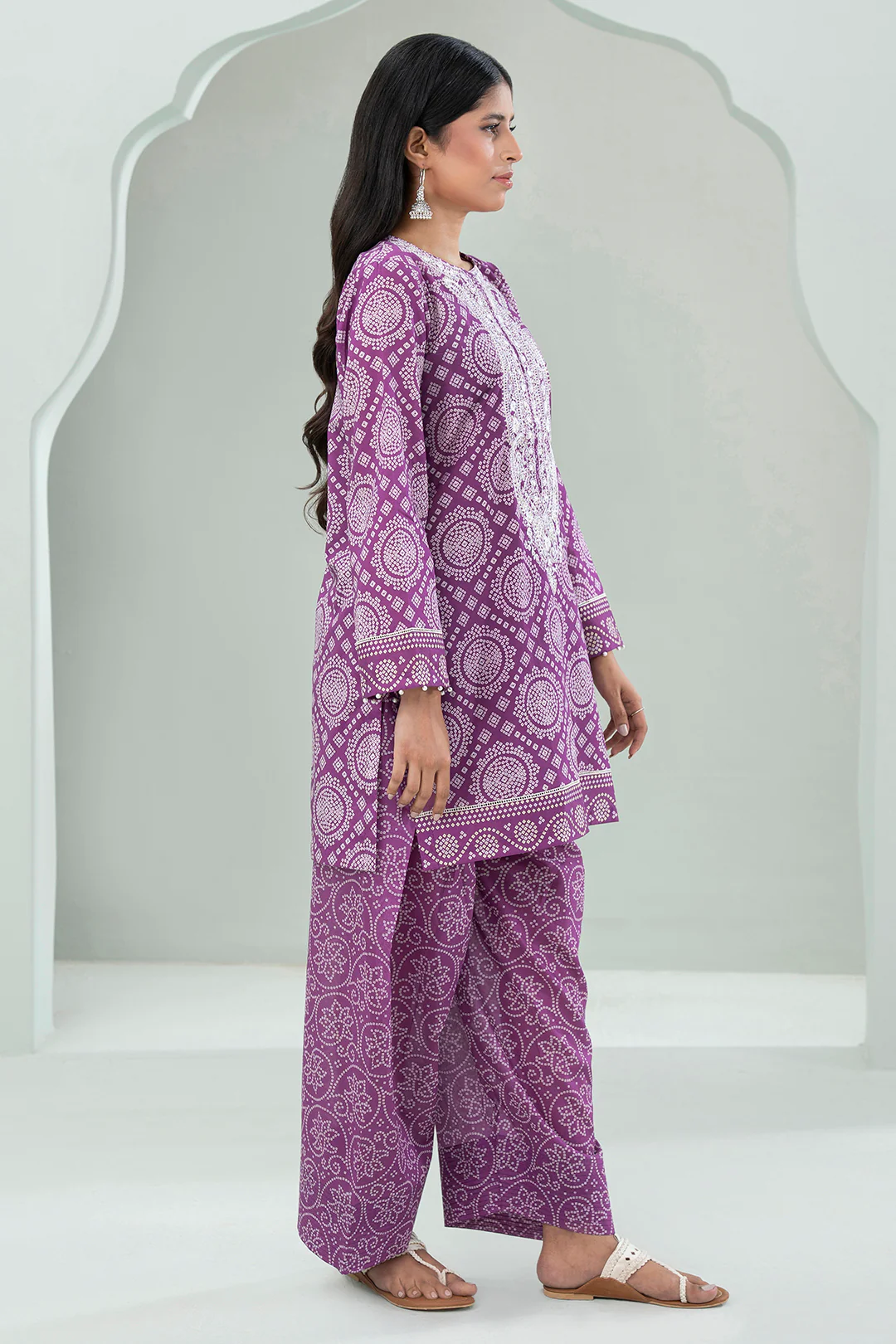 Embroidered Shirt Shalwar - 0559 - Image 3