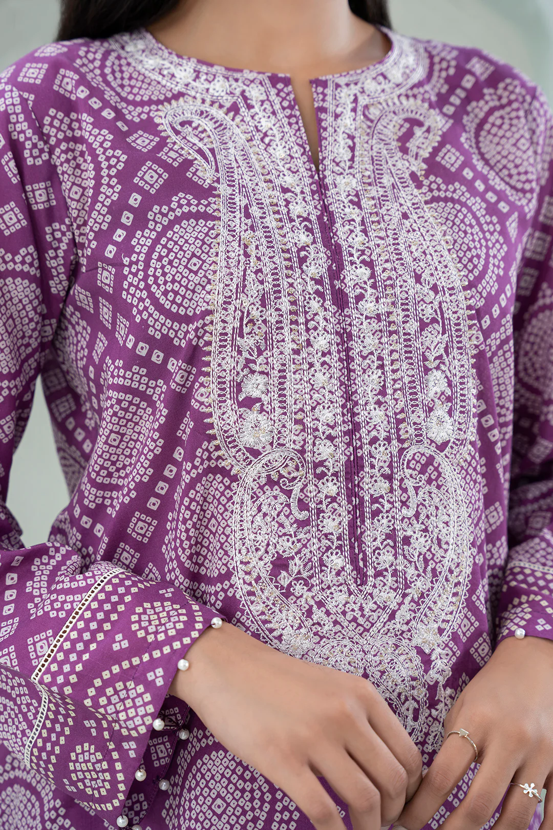Embroidered Shirt Shalwar - 0559 - Image 4
