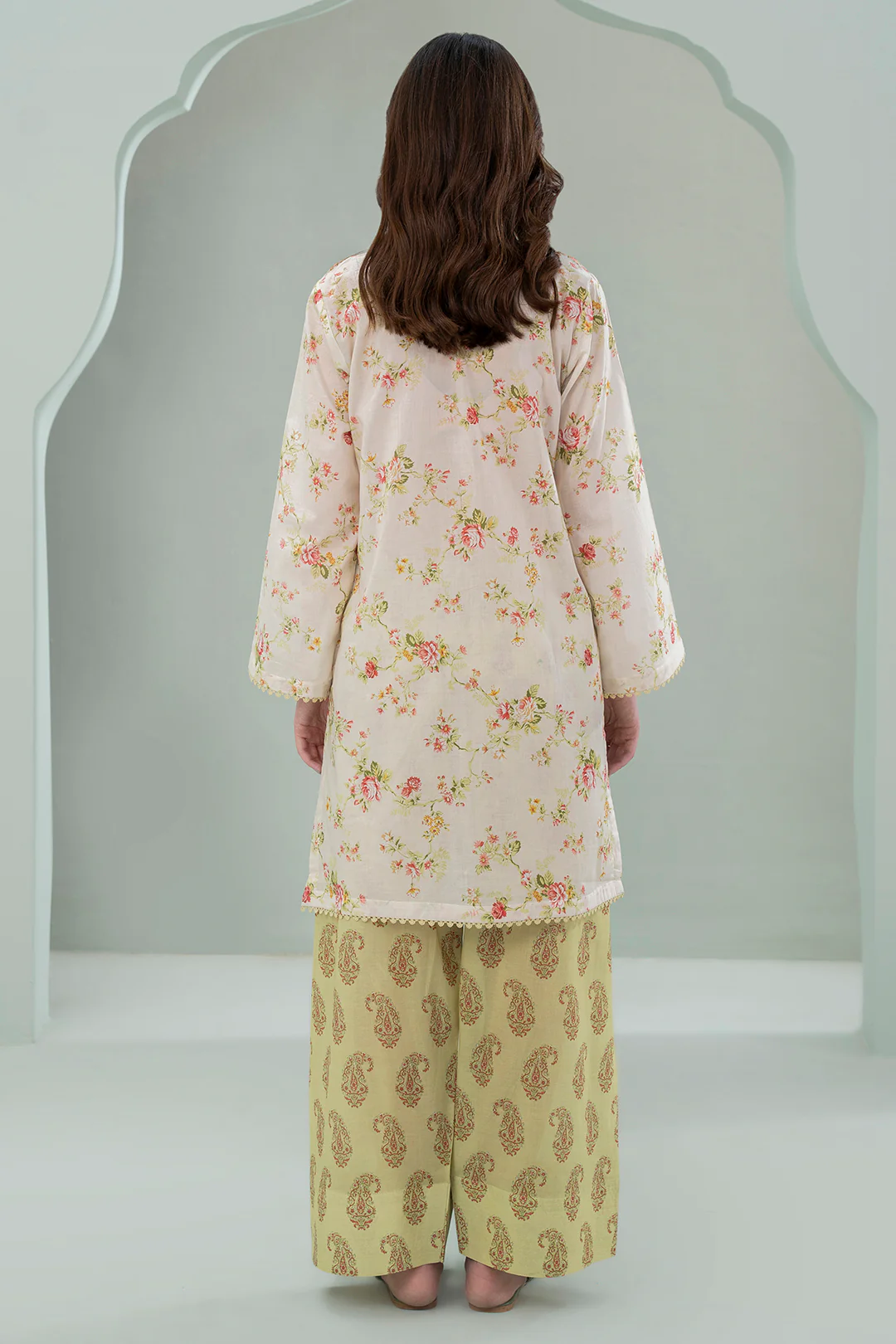 Embroidered Shirt Shalwar - 0637 - Image 5