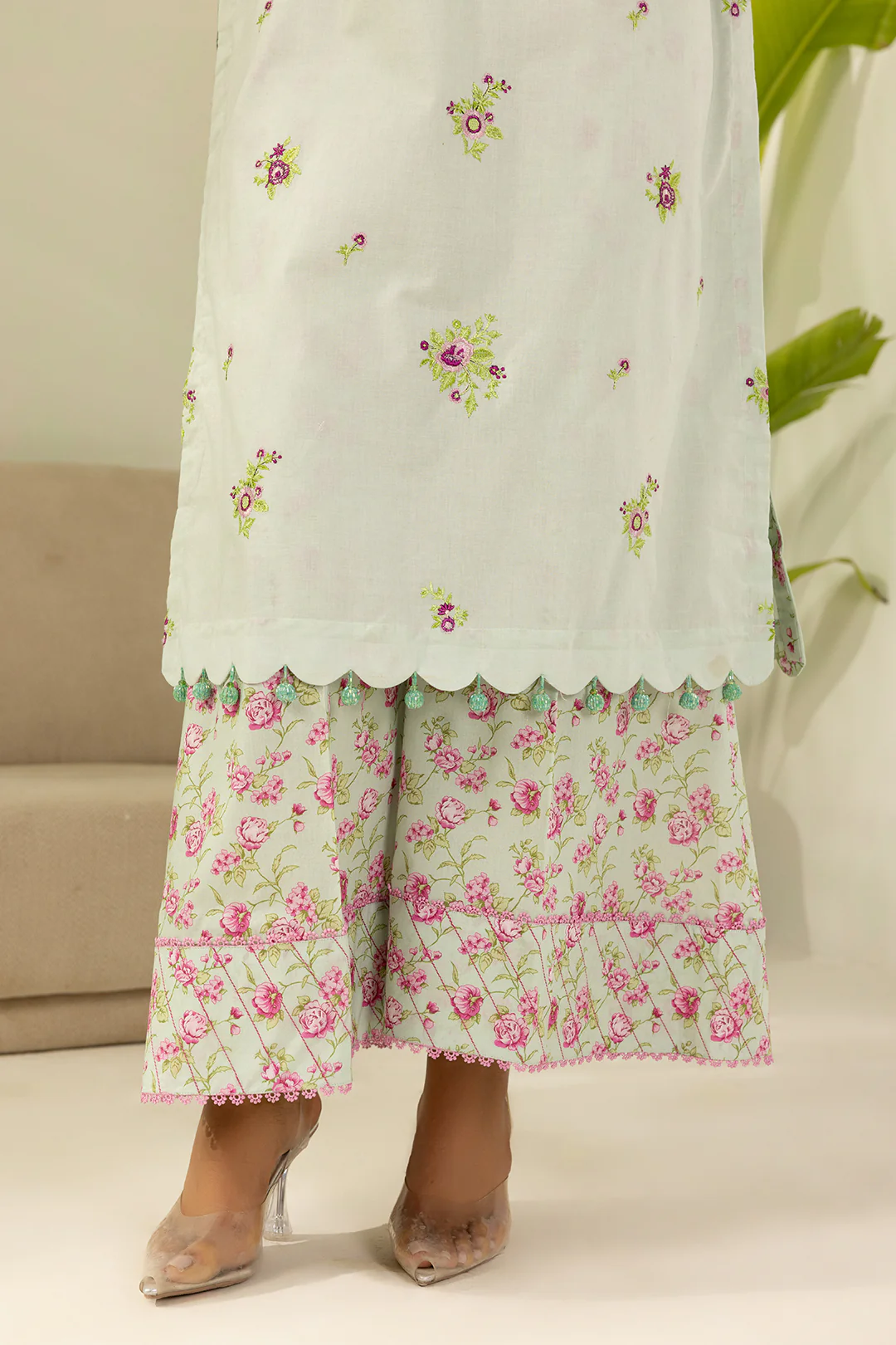 Embroidered Shirt Shalwar - 0410 - Image 7