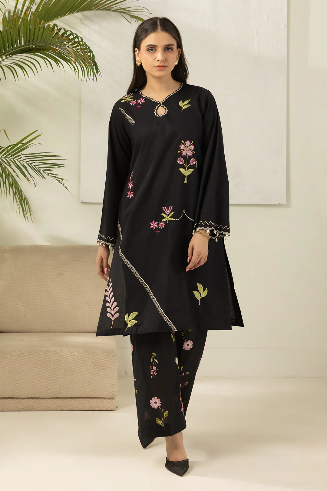 Embroidered Shirt Shalwar - 0469 - Image 2