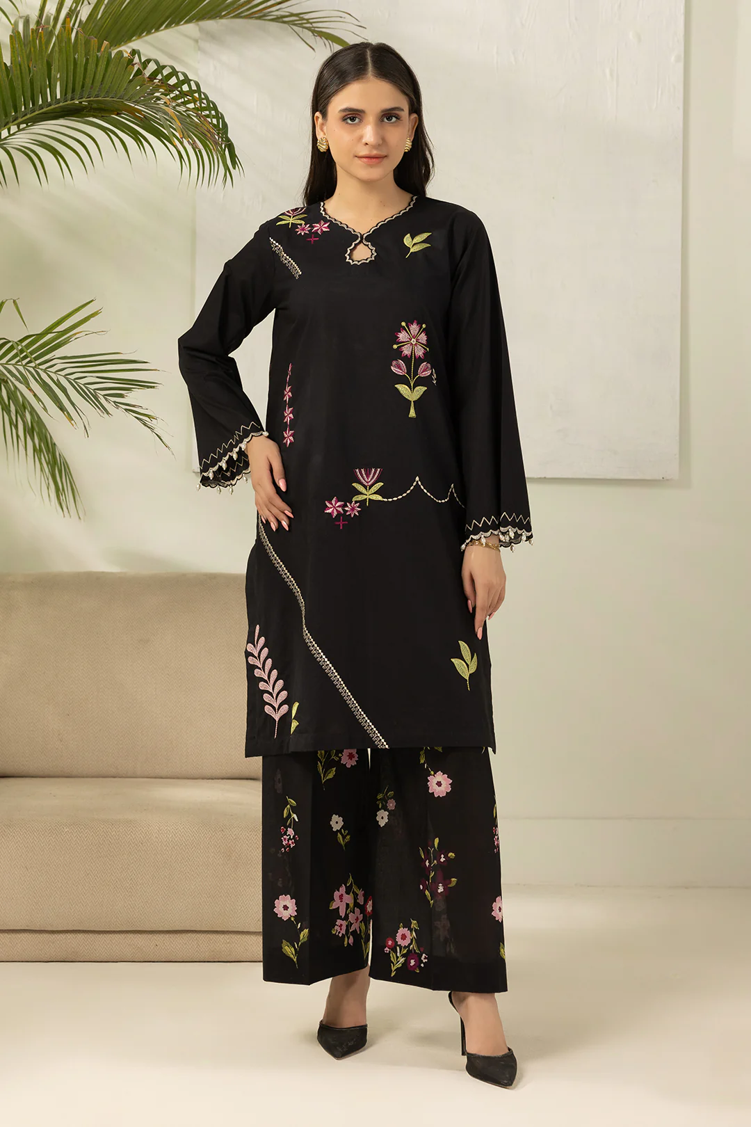 Embroidered Shirt Shalwar - 0469 - Image 3