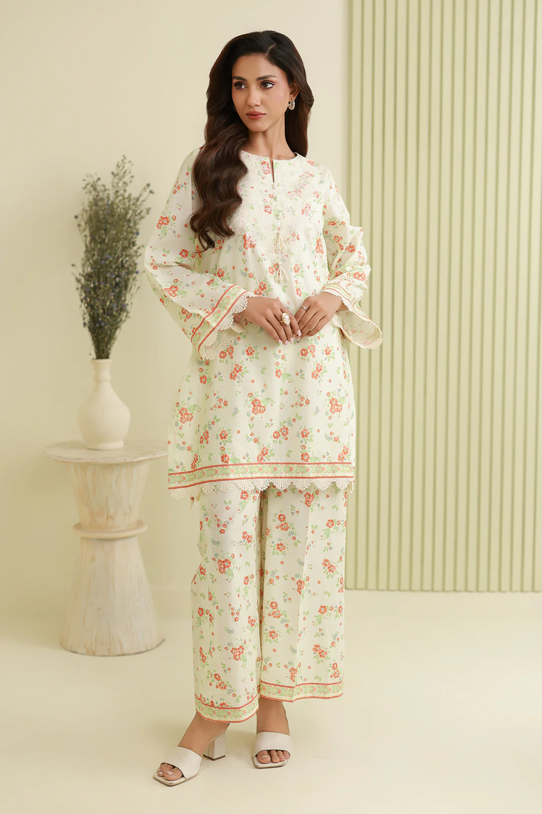 Embroidered Shirt Shalwar - 0470 - Image 4