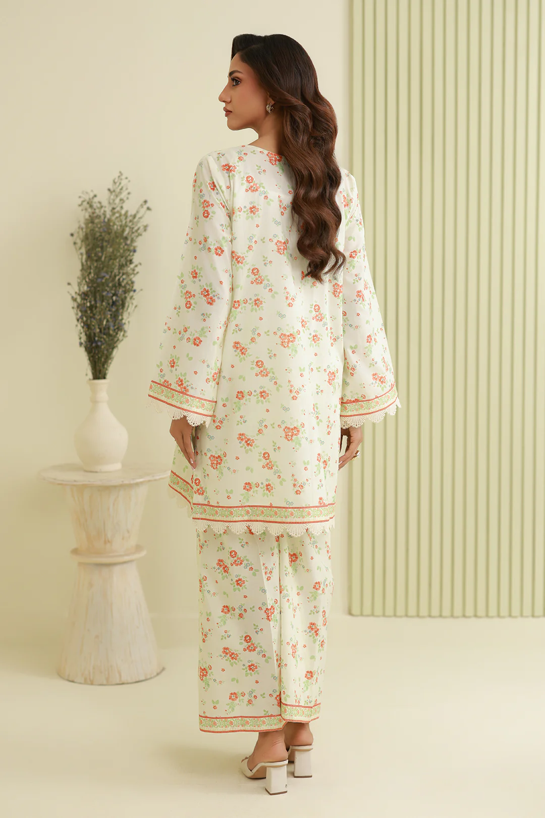 Embroidered Shirt Shalwar - 0470 - Image 9