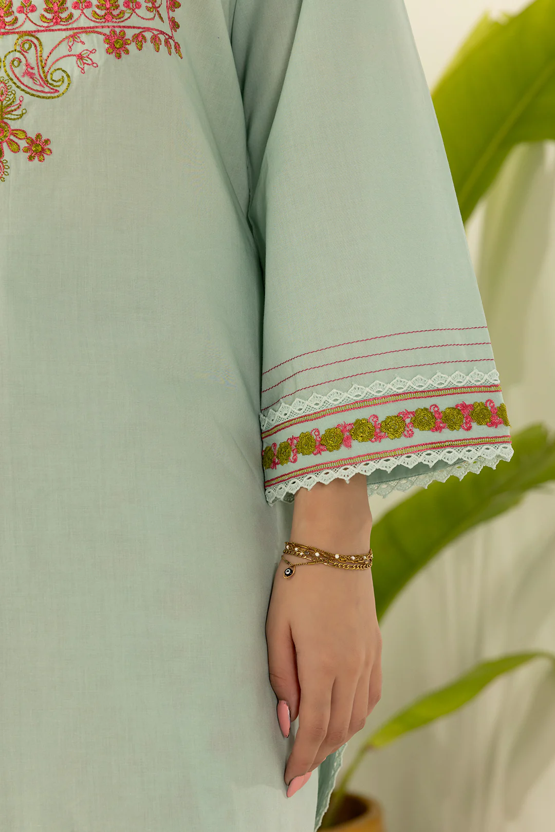 Embroidered Shirt Shalwar - 0471 - Image 7