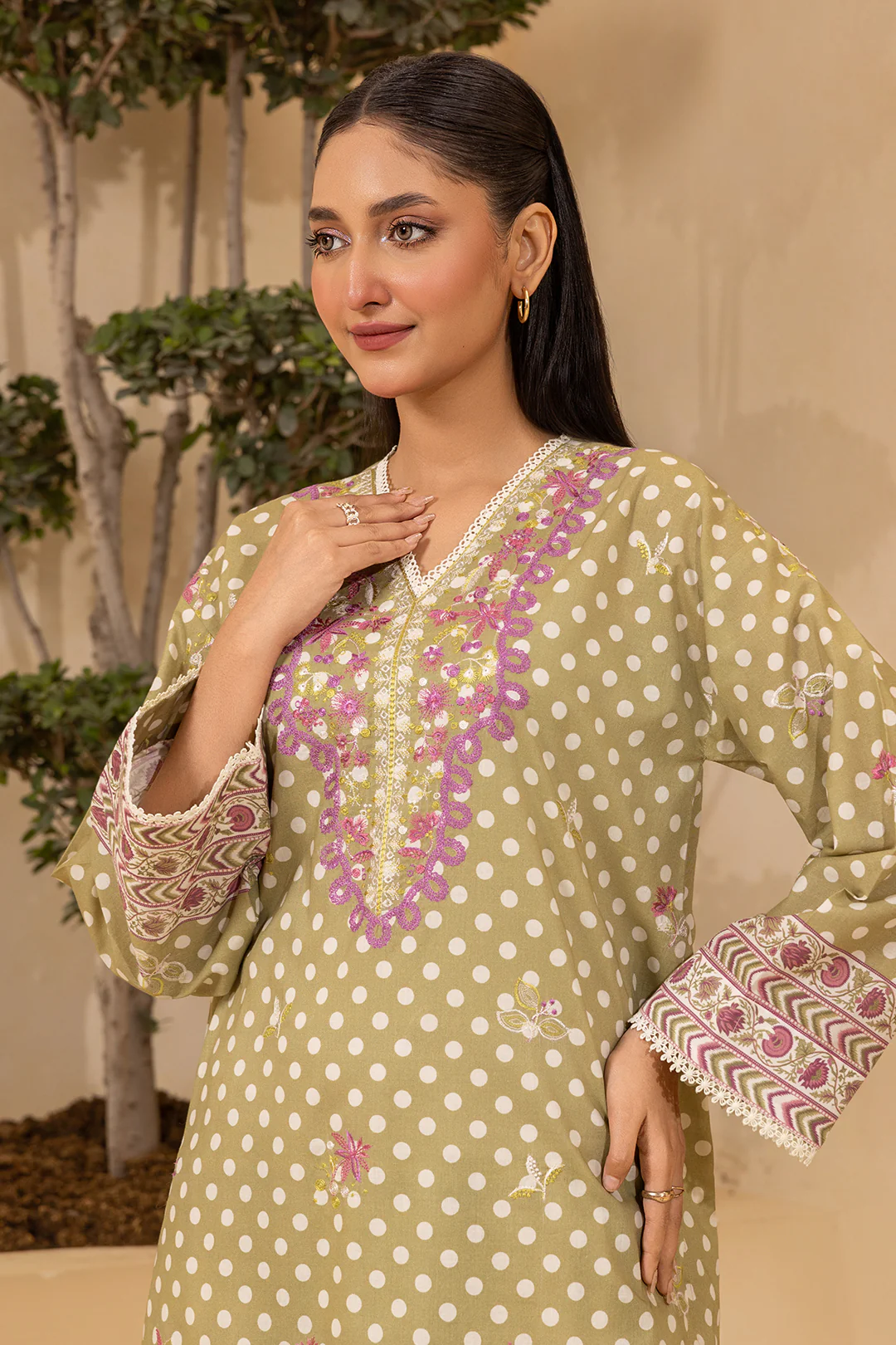Embroidered Shirt Shalwar - 0472 - Image 3