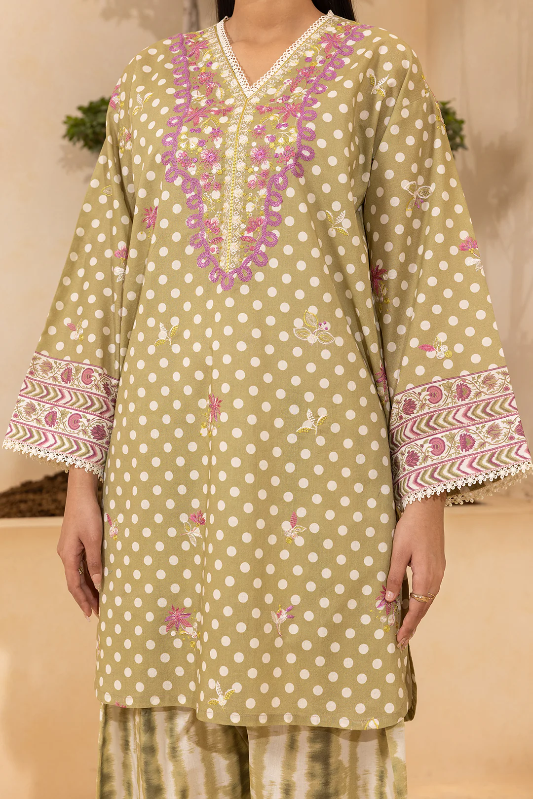 Embroidered Shirt Shalwar - 0472 - Image 5