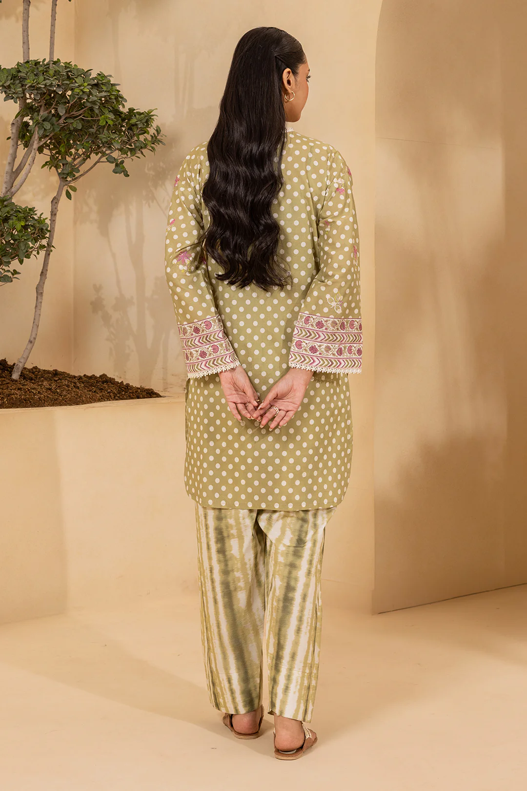 Embroidered Shirt Shalwar - 0472 - Image 7